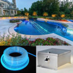 80W LED Fiber Optic Swimming Pool Perimeter Lighting Kit